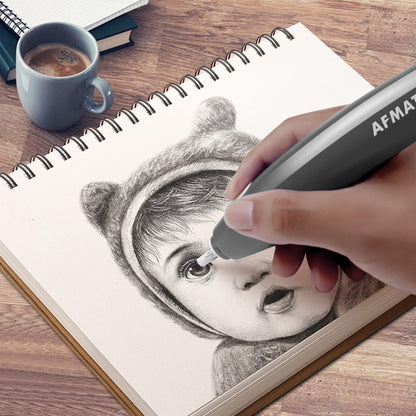 Rechargeable Electric Eraser for Artists, with 140 Eraser Refills, EE04