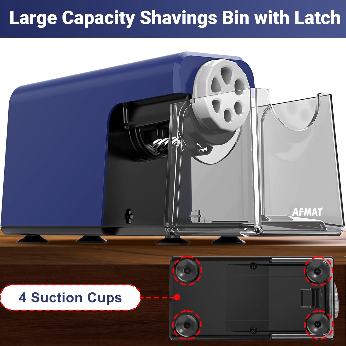 Rechargeable Classroom Electric Pencil Sharpener,PSD1BK