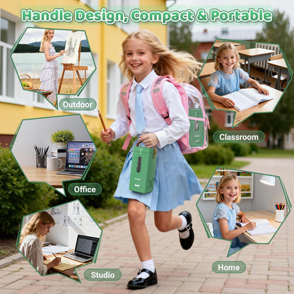 Newly Upgraded Fully Automatic Rechargeable Electric Pencil Sharpener for 6-12mm No.2/Jumbo Pencils, 3X Longer Cutter Life,PSC6GN