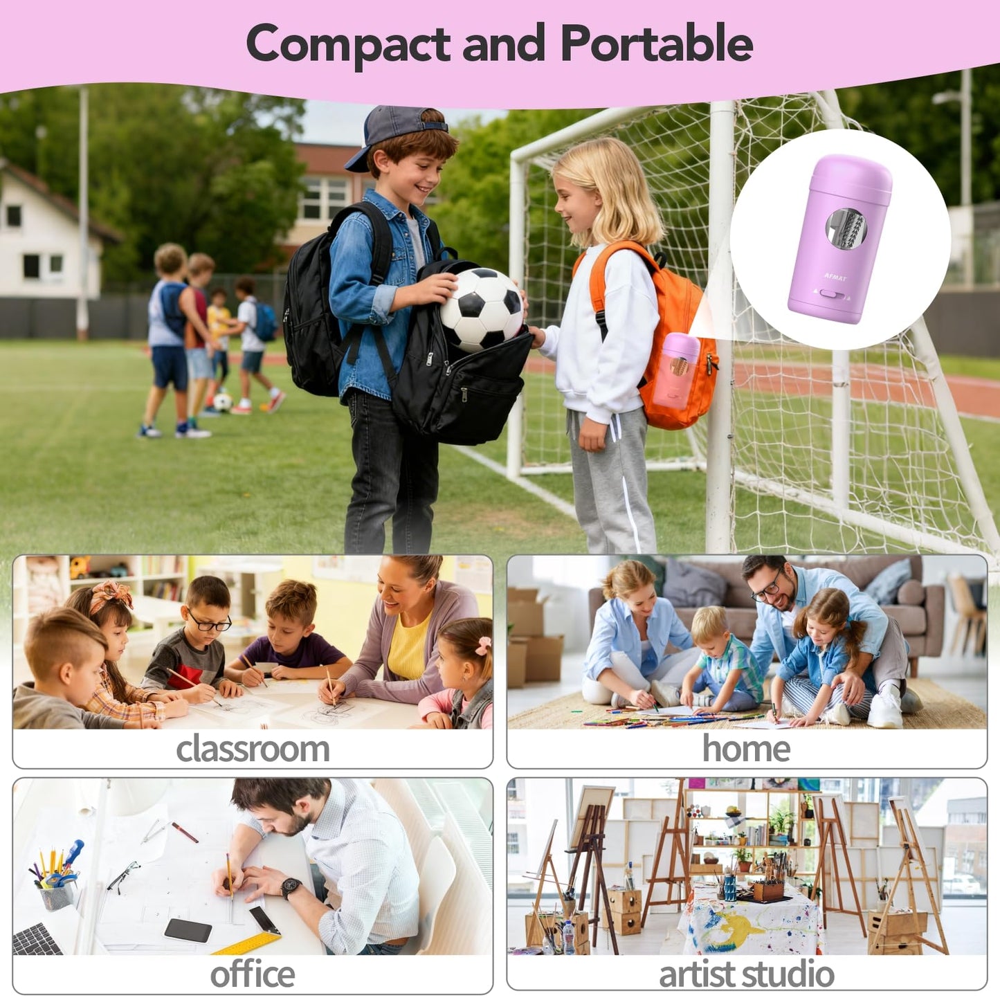 Fully Automatic Rechargeable Electric Pencil Sharpener for φ7-8mm No.2/Colored Pencils,PSX7PR