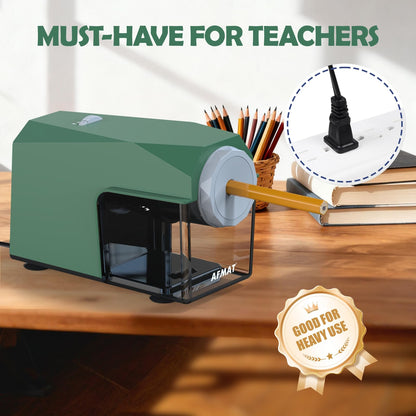 Newly Upgraded Fully Automatic Electric Pencil Sharpener,3X Longer Cutter Life,PSC4GN