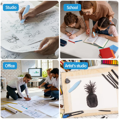 Rechargeable Electric Eraser for Artists, with 140 Eraser Refills, EE04