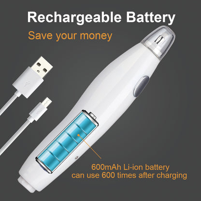 AFMAT EE03 Electric Eraser Rechargeable with 140 Eraser Refills,White