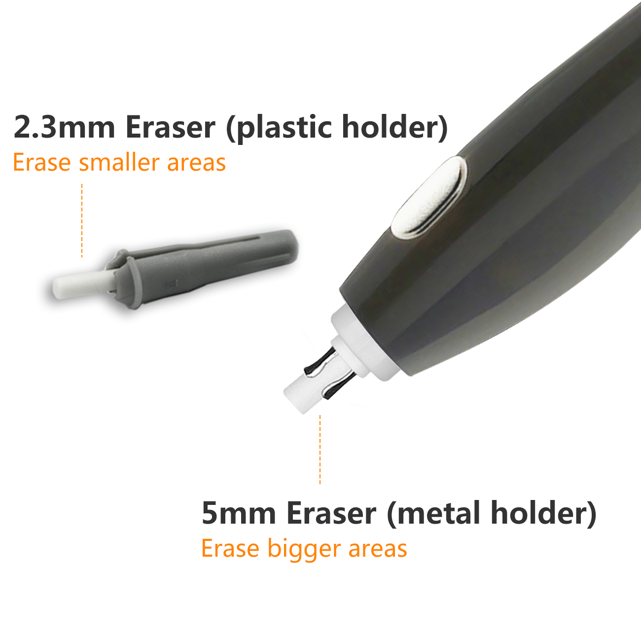 Rechargeable Electric Eraser for Artists, with 140 Eraser Refills, EE04
