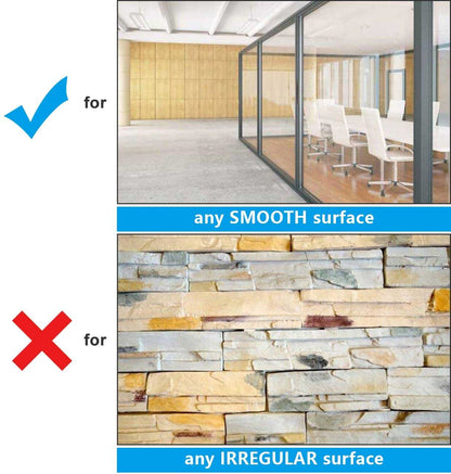 AFMAT WS23 Dry Erase Board Sticker, 48 x 36 inches White Board Wallpaper,3 Markers,Model:(WS23）