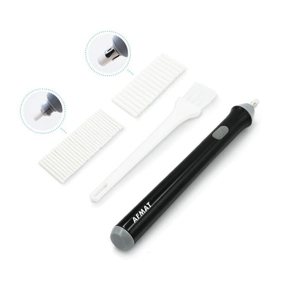 AFMAT EEB01 Electric Eraser with 140 Refills, Battery Operated,Black