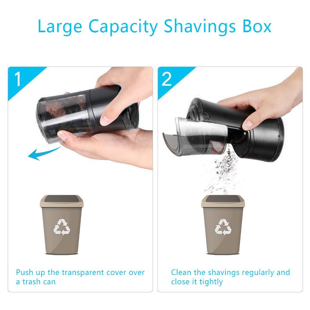 Electric Rechargeable Long Point Pencil Sharpener for Artist,PS09