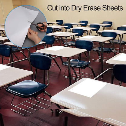 AFMAT Whiteboard Sticker, 36" x 24" Dry Erase Wallpaper, Stain-Proof & Super Sticky, No Ghost After 60 Days,3 Markers,Model:WS12