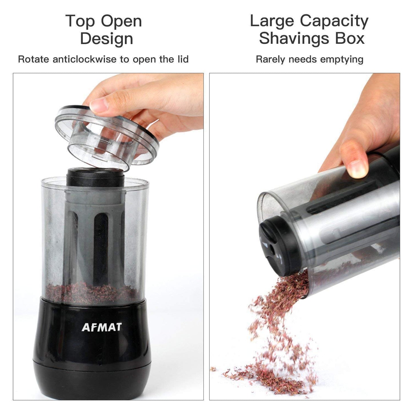 Electric Rechargeable Long Point Pencil Sharpener for Artist,PSB06