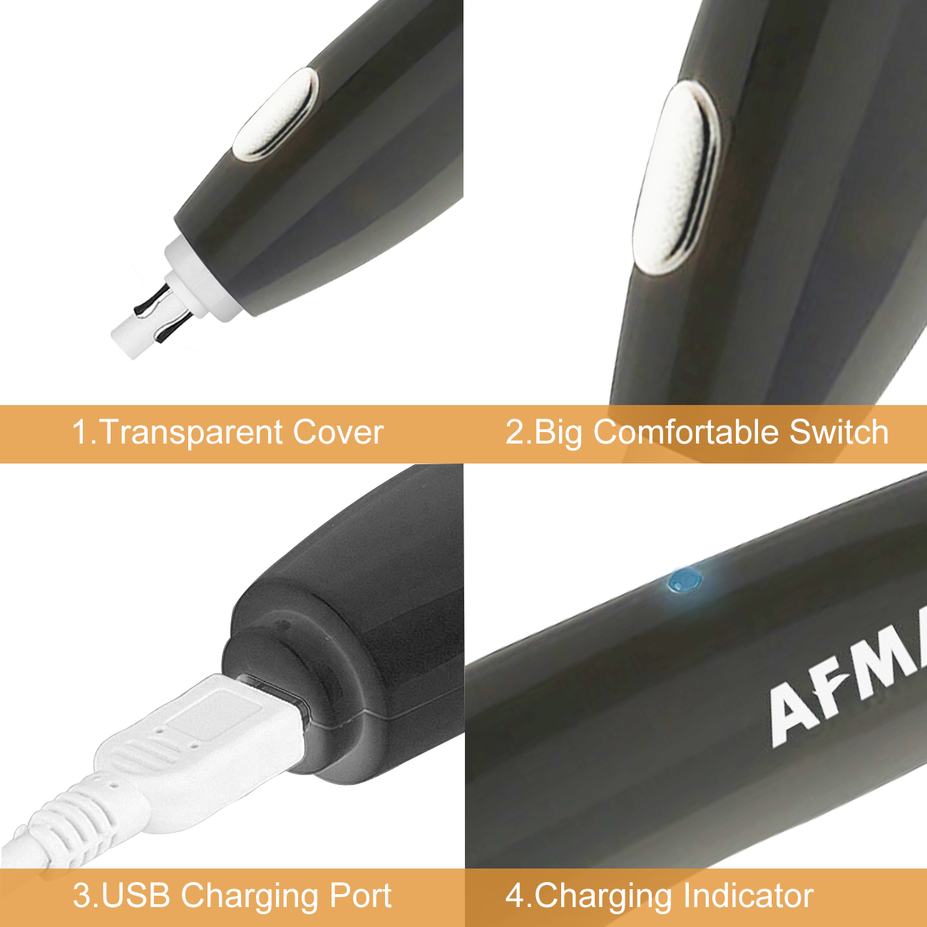 Rechargeable Electric Eraser for Artists, with 140 Eraser Refills, EE04